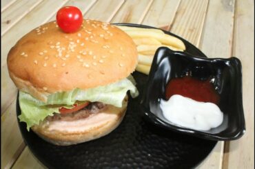 Protein Veggie Burger | Treat-Taste-Tempt | Healthy Recipes |  Brown Rice & Mushroom Burger