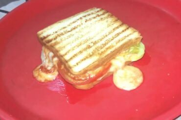 Tasty and healthy breakfast grilled cheese sandwich |Sehba fathima