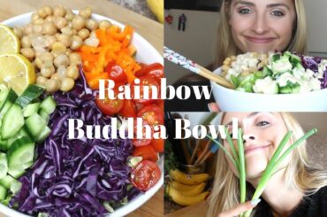 RAINBOW Buddha Bowl! healthy salad recipe