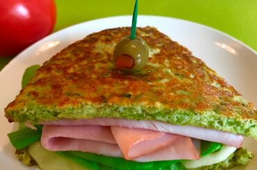 Broccoli "rice" Bread Panini Sandwich, Healthy, Gluten-free recipe by Susan Castriota