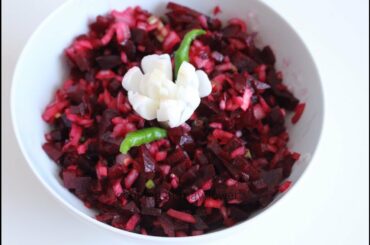 Beetroot Salad l Healthy Vegetarian Salad Recipe