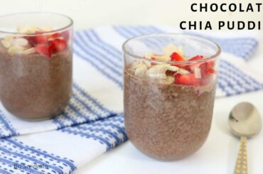 Chocolate Chia Seed Pudding | Almond Milk | WEIGHTLOSS RECIPE |  Healthy Breakfast Recipe
