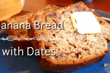 Healthy Banana Bread with Dates