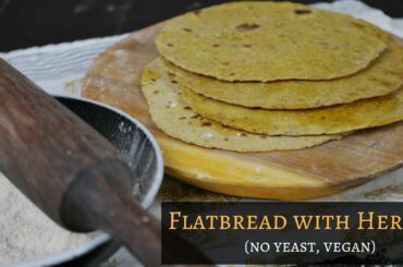 Easy Flatbread Without Yeast | Healthy Recipe (Vegan)