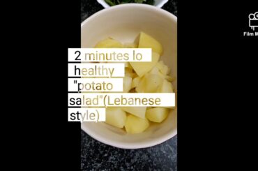 //Healthy and Easy "Potato salad (Lebanese Style)"//