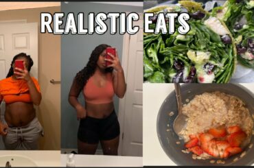 WHAT I EAT IN A DAY | HEALTHY MEALS TO MAINTAIN!
