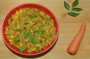 Oats Upma | Healthy Breakfast Ideas | Weight Loss Recipe |Healthy Gluten Free Breakfast|HEALTH TUBER