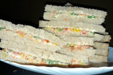 Mayonnaise Sandwich Recipe|Veg mayo Sandwich/curd sandwich/easy and quick mayo sandwich