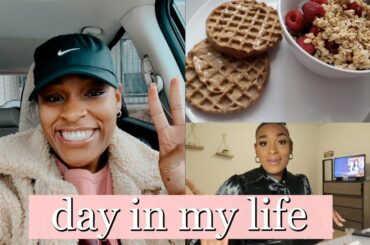 COLLEGE DAY IN MY LIFE | making a healthy lunch, studying & AKA Tea Party