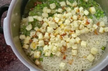peas pulao / Healthy Lunch Box Recipe