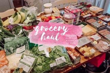 GROCERY HAUL & MEAL PLAN - FAMILY MEAL IDEAS - TESCO GROCERY HAUL