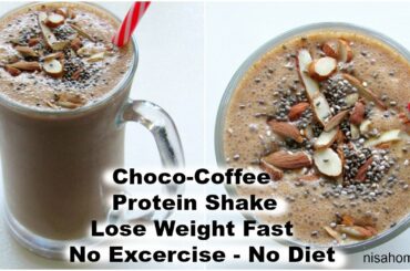 How To Lose Weight Fast - 2 kgs -No Exercise or Diet - Coffee Protein Smoothie/Shake For Weight Loss
