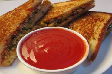 Paneer Sandwich Recipe by sweet and spicy kitchen....