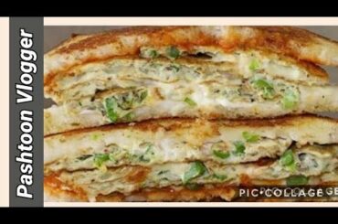 Bread Amlet Sandwich // Shami kabab Sandwich recipe //Easy and Quick breakfast recipe.