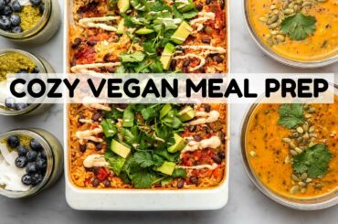 Vegan Meal Prep | Cozy + Healthy