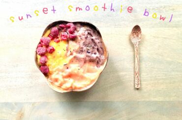 Sunset Smoothie Bowl Recipe 🌅丨Simple and Healthy Breakfast