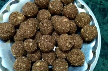 Healthy Snack Recipe - Peanut Balls using Palm sugar(Protein Iron And Calcium rich)