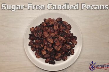 Healthy Candied Pecans for Snacks or Appetizers
