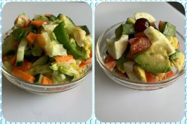 How to Make Weight Loss Salad-2 way Salad-Healthy Salad-Easy and Simple