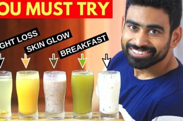 7 Quick & Healthy Drinks You Should Master ( My Favourites)