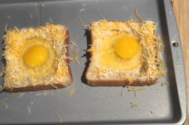 Healthy Breakfast Recipes With Egg-"Cheese Egg Toast"| How to make Cheese Egg Toast | Easy breakfast