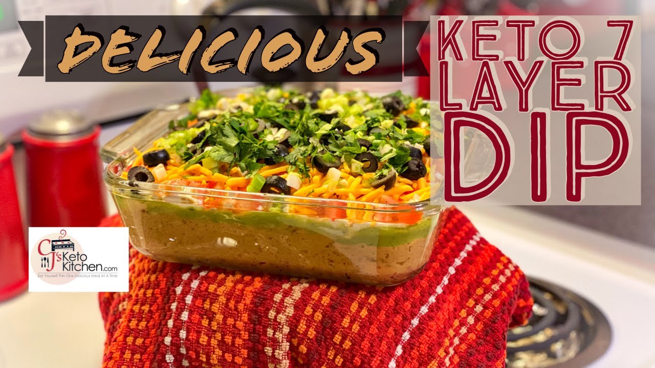 Keto 7 Layer Dip #KetoSnacks #ketotailgate #Ketogameday #lowcarbsnacks #SuperBowlSnacks #ketorecipes Keto 7 Layer Dip #KetoSnacks #ketotailgate #Ketogameday #lowcarbsnacks #SuperBowlSnacks #ketorecipes