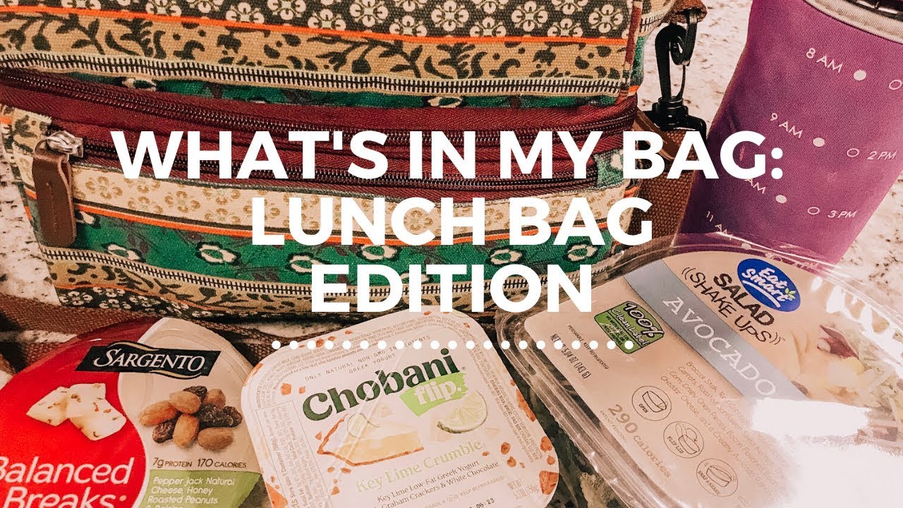 What's In My Lunch Bag | Easy & Healthy Work Meal Ideas What's In My Lunch Bag | Easy & Healthy Work Meal Ideas
