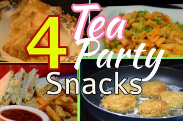karachi ki Mashoor 4 Tea party SNacks recipes || quick & easy tea time recipes  | by vlogscooking
