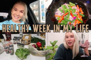 VLOG | what i eat in a week, grocery shop + haul, + my healthy routine