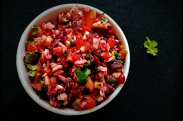 Easy and quick salad recipe | fresh veggies salad | diet food |