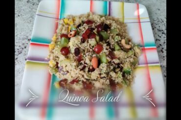 Quinoa Salad || Nutrient rich healthy Quinoa salad