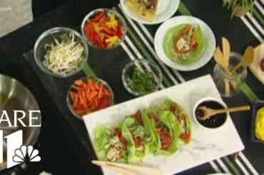 RECIPES: Blue Cheese Flatbread and Kalbi chicken lettuce wraps