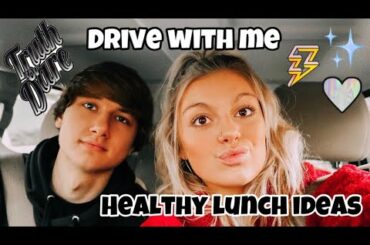 Emma + Josh vlog {Healthy lunch ideas, Drive with me, Part 1 Truth or Dare}