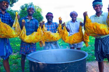 5 FULL GOAT COOKING | Traditional Mutton Recipe Cooking in Village | Tasty Full Goat Mutton Kulambu