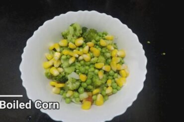 American Corn Salad | Corn Salad | Mashroom Corn Salad | Healthy Salad Recipe ~ Priyanka
