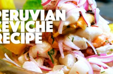 Simple Peruvian Ceviche Recipe - ketogenic diet recipes- how to make ceviche - appetizers - seafood