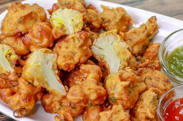 Crispy Cauliflower Pakora Recipe |  Gobi Pakora | Tasty Snacks Recipe | Evening Snacks |Toasted