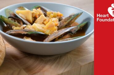 Mussel and kūmara stew | Healthy recipes | Heart Foundation NZ