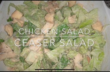 Chicken salad/caesar salad with English subtitle/Easy chicken salad /Recipe kitchen with Naeem