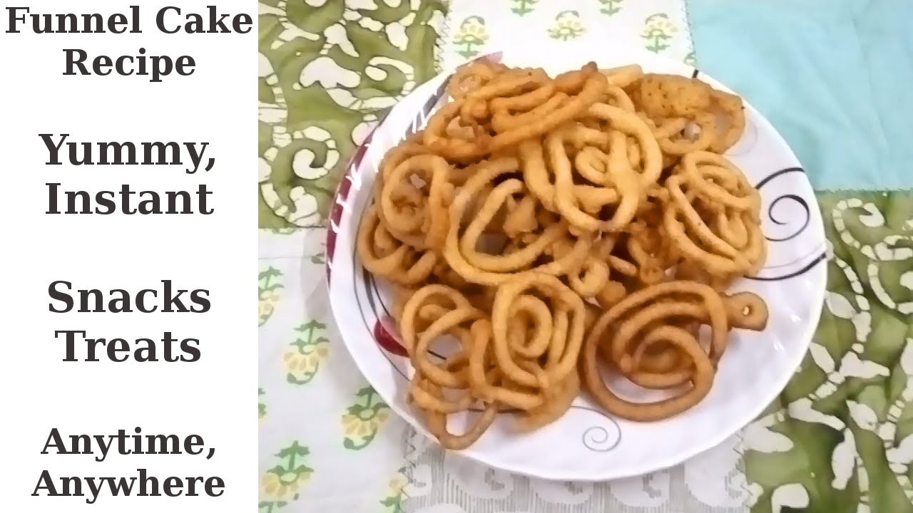 Funnel Cake Cookie Recipe Quick Easy Snacks Sweets Treats Tutorial Funnel Cake Cookie Recipe Quick Easy Snacks Sweets Treats Tutorial