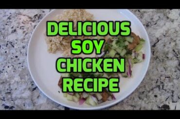 Healthy Dinner Ideas: Soy Chicken w/Honeydew Salsa (Sundays w/Sanitary103 Epi 4)