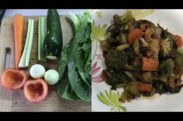 Lets stir-fry some vegetables/ HEALTHY FOOD/HEALTHY RECIPE!!!