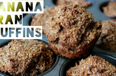 Healthy Muffins Recipe | How To Make Low Fat Banana Bran Muffins