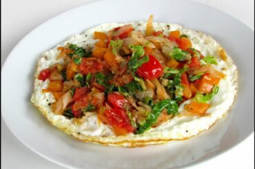 EGG WHITE VEGETABLE OMELETTE - Healthy Recipe