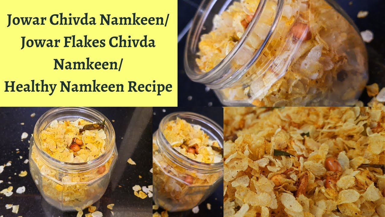 Jowar Chivda Namkeen/Jowar Flakes Chivda Namkeen/Healthy Mixture Recipe/Homemade Diet Namkeen Jowar Chivda Namkeen/Jowar Flakes Chivda Namkeen/Healthy Mixture Recipe/Homemade Diet Namkeen