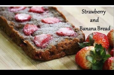Strawberry and Banana Bread | No Eggs No Maida Healthy Banana Bread Recipe | Rj Payal's Kitchen