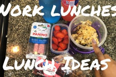 Lunch Ideas | Work Lunches | January 27-31