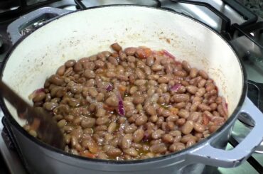 Stewed Pinto Beans - Easy Dinner Recipe