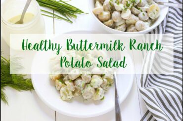 Healthy Buttermilk Ranch Potato Salad Recipe