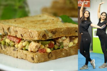 High Protein Veg Sandwich Recipe | Healthy Recipes By Chef Kanak